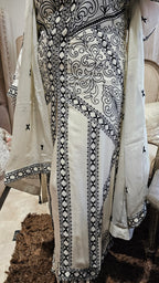 Adorable 3 Piece Set With resham thread Work