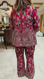 Beautiful Georgette 3 piece Set with Resham and Hand work