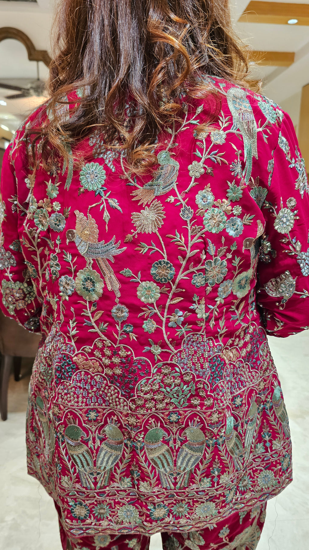 Beautiful Georgette 3 piece Set with Resham and Hand work