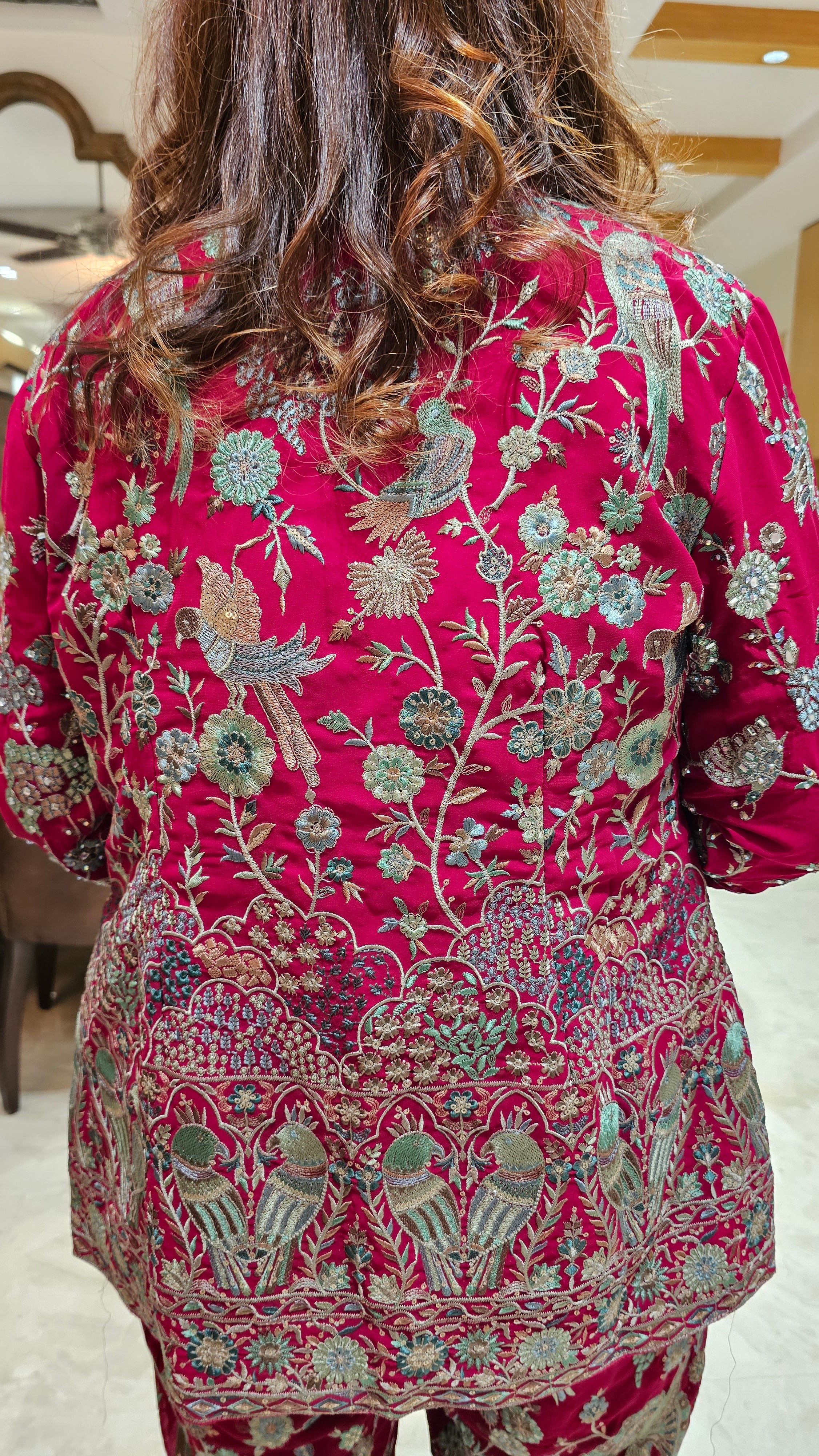 Beautiful Georgette 3 piece Set with Resham and Hand work