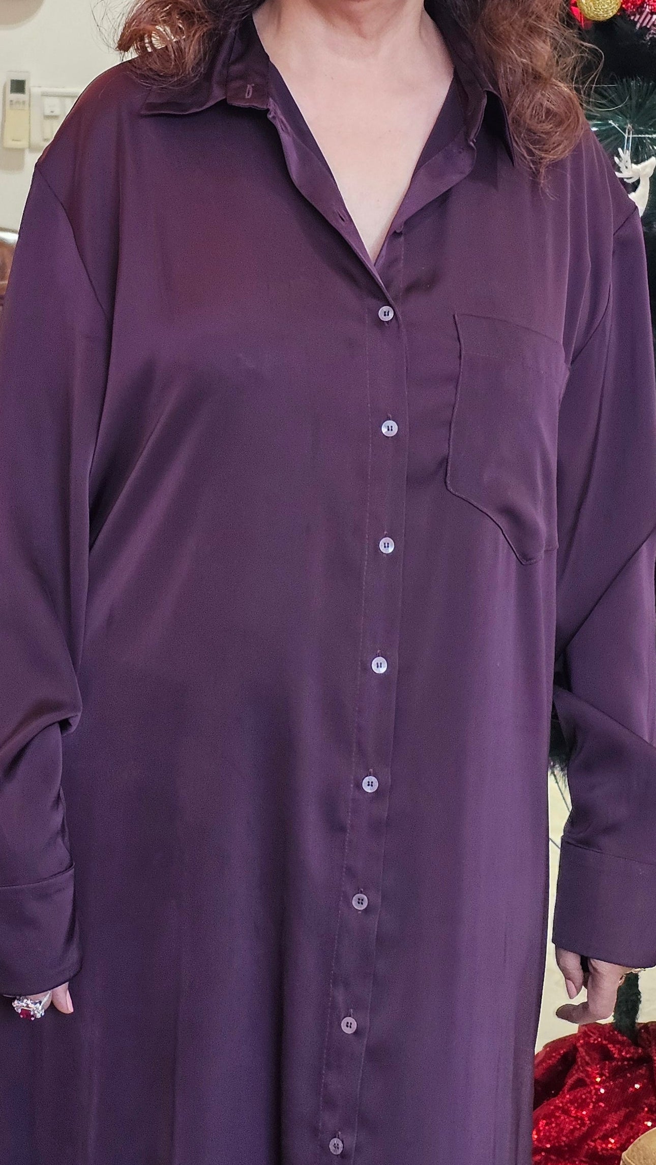 Stunning Satin straight dress