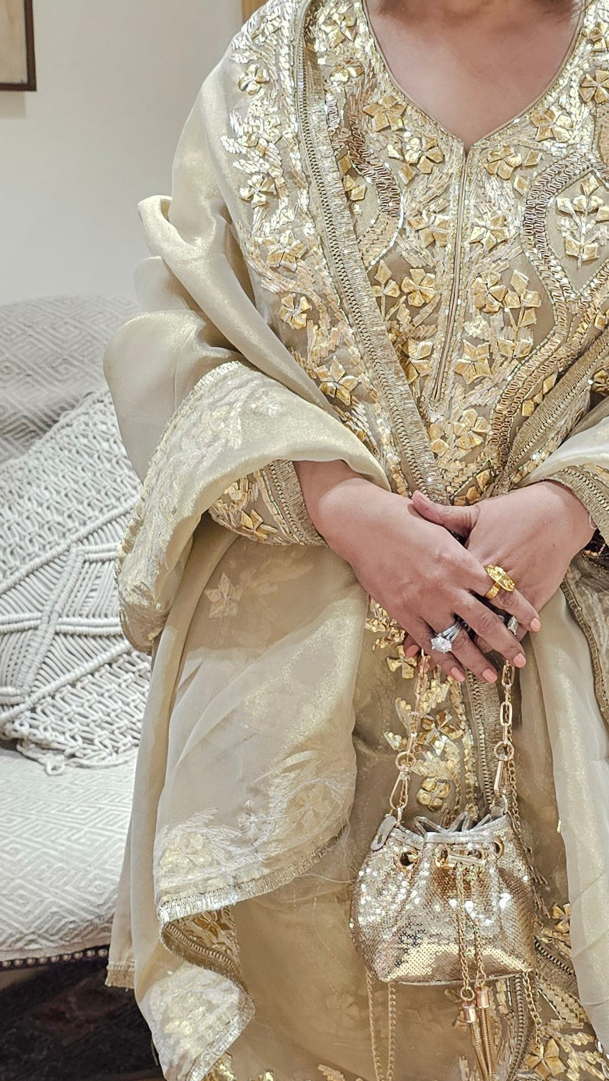 Adorable Wispy Metallic 3 Piece Set