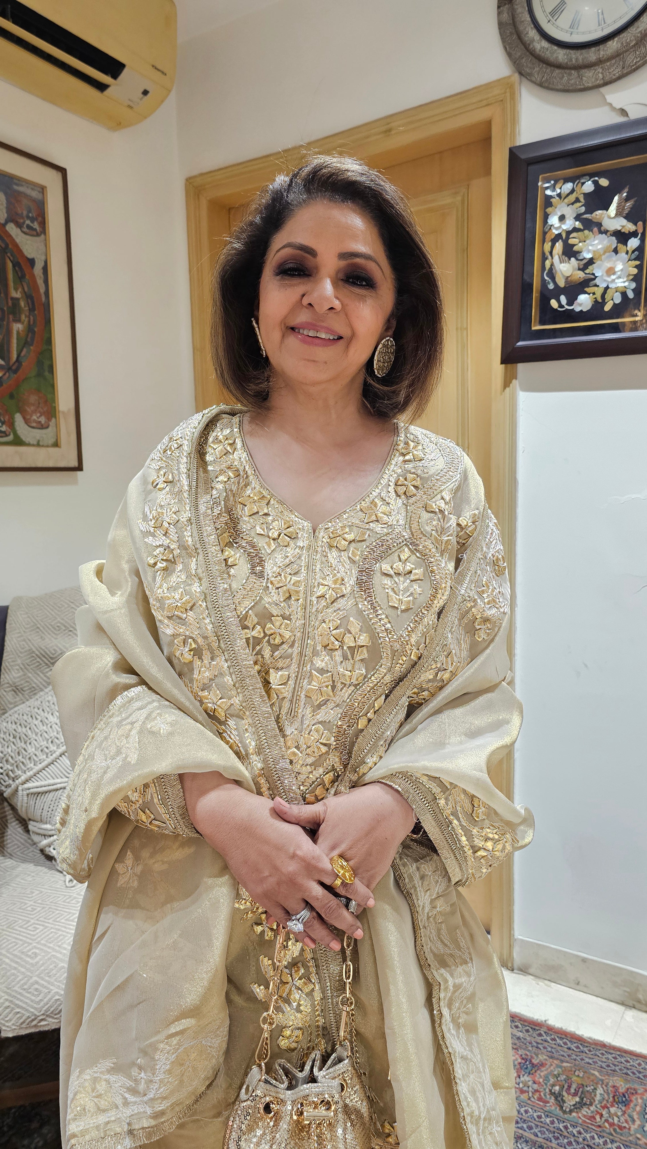 Adorable Wispy Metallic 3 Piece Set