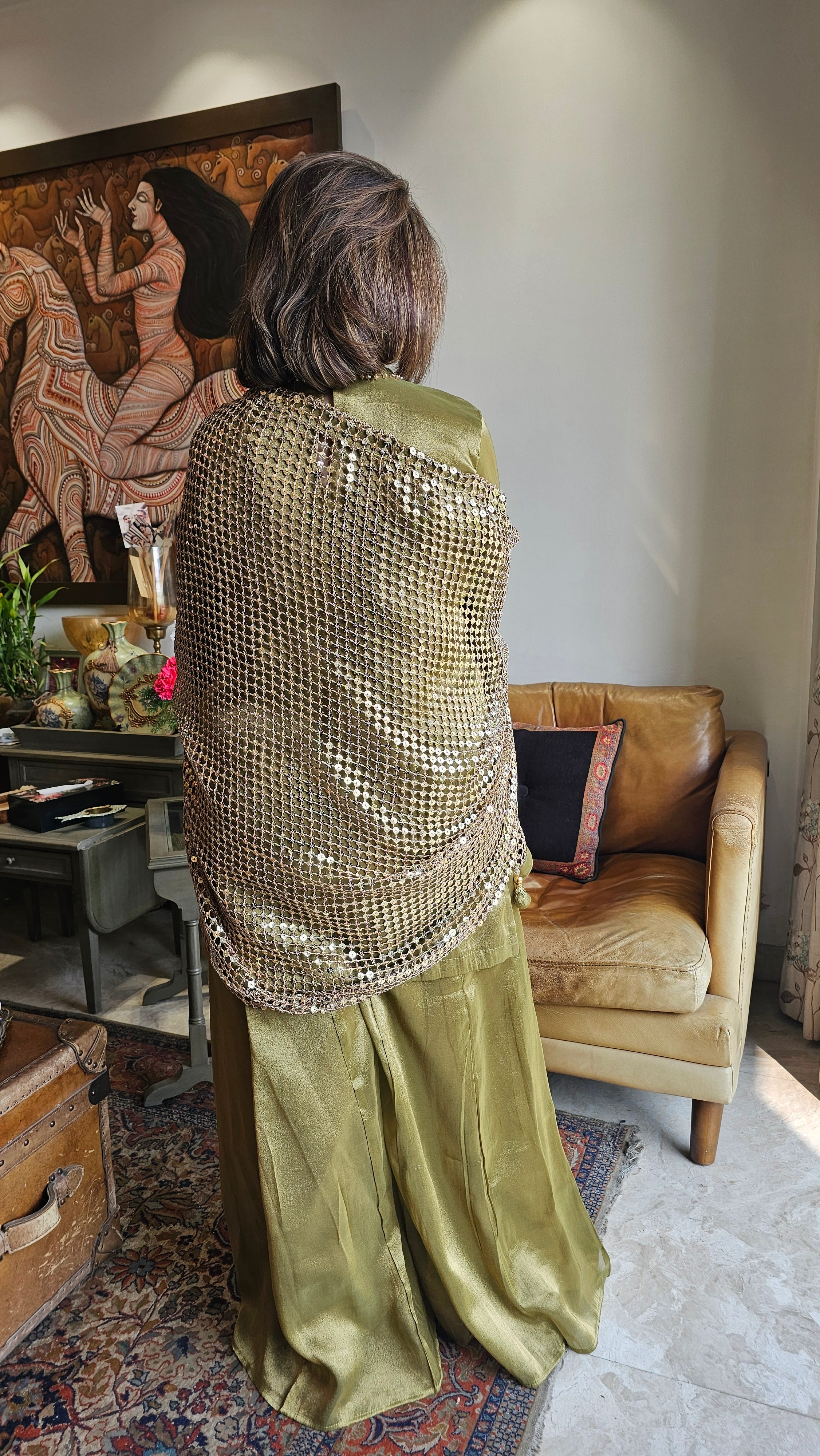 Beautiful Wispy Metallic 3 Piece Set
