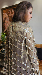 Beautiful Wispy Tissue Top & Bottom With Jali Dupatta