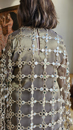 Beautiful Wispy Tissue Top & Bottom With Jali Dupatta