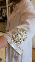 Wispy Mul-Mul With Gota Outfit With Crushed Pure Mul-Mul Dupatta