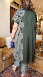 Beautiful Pure Cotton Chanderi Set with Digital Print