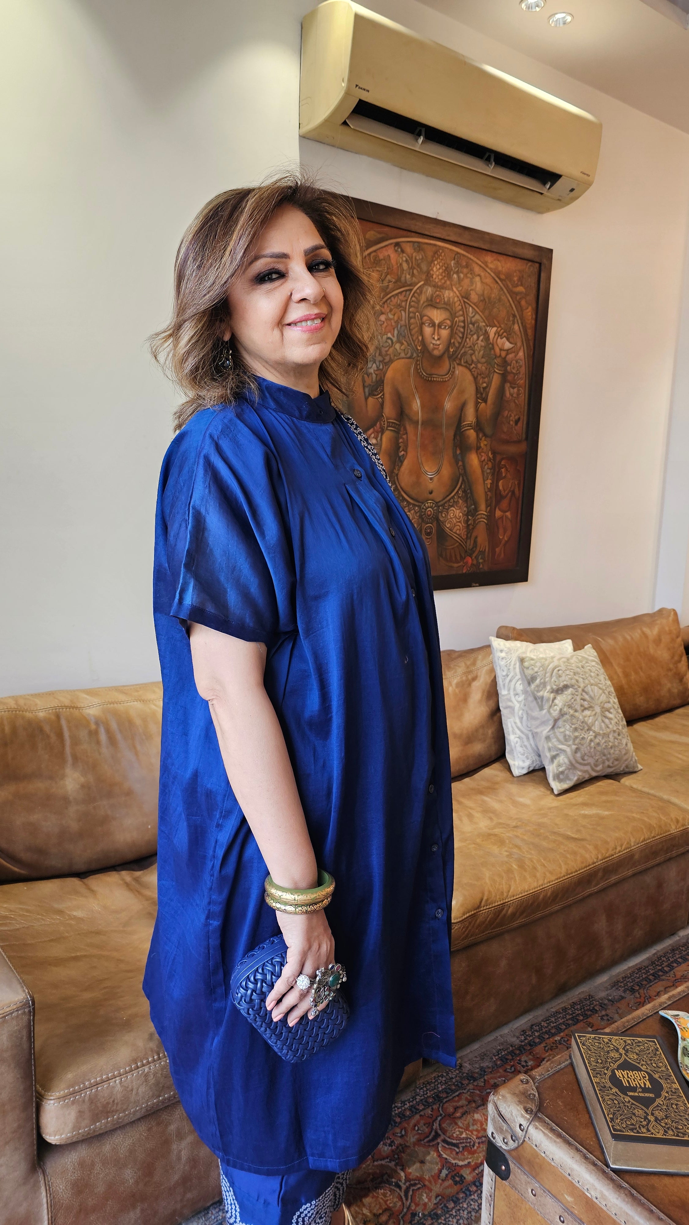 Beautiful Pure Cotton Chanderi Set with Digital Print