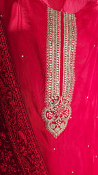 Adorable Organza Top & Bottom with Heavy Thread work Dupatta
