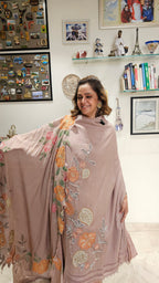 Beautiful Mul-Mul 3 Piece Set With Hand & Resham Work
