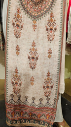 Beautiful Digital Printed Mul Fabric Suit trimmed With Hand Work
