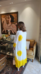 Gorgeous Tie & Dye Printed Mul Chanderi Top & Bottom With Thread Work