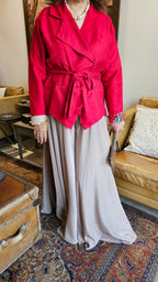 Beautiful Raw Silk Top with Crepe Bottom Outfit