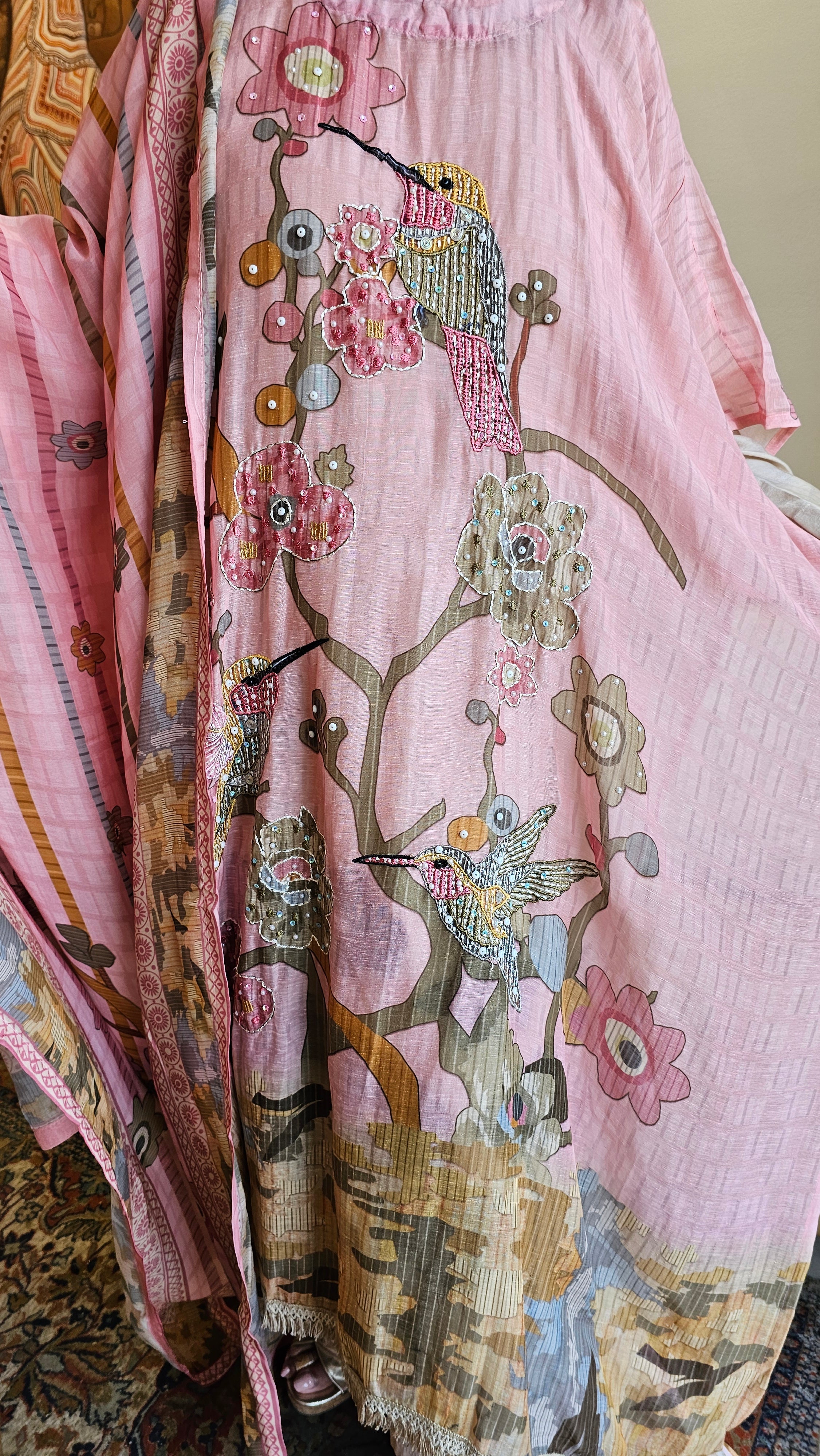 Beautiful Pure Mul & Cotton Suit with Hand Embroidery