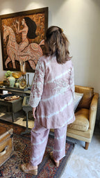 Stunning Cotton Silk Outfit Embellished with Thread & Sequins Work