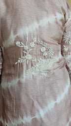 Stunning Cotton Silk Outfit Embellished with Thread & Sequins Work