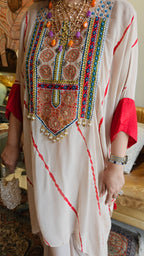 Stunning Georgette Outfit With Thread, Dabka & Pearl Work