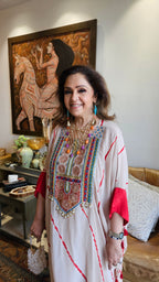 Stunning Georgette Outfit With Thread, Dabka & Pearl Work