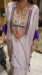 Stunning Georgette Outfit With Thread, Dabka & Pearl Work