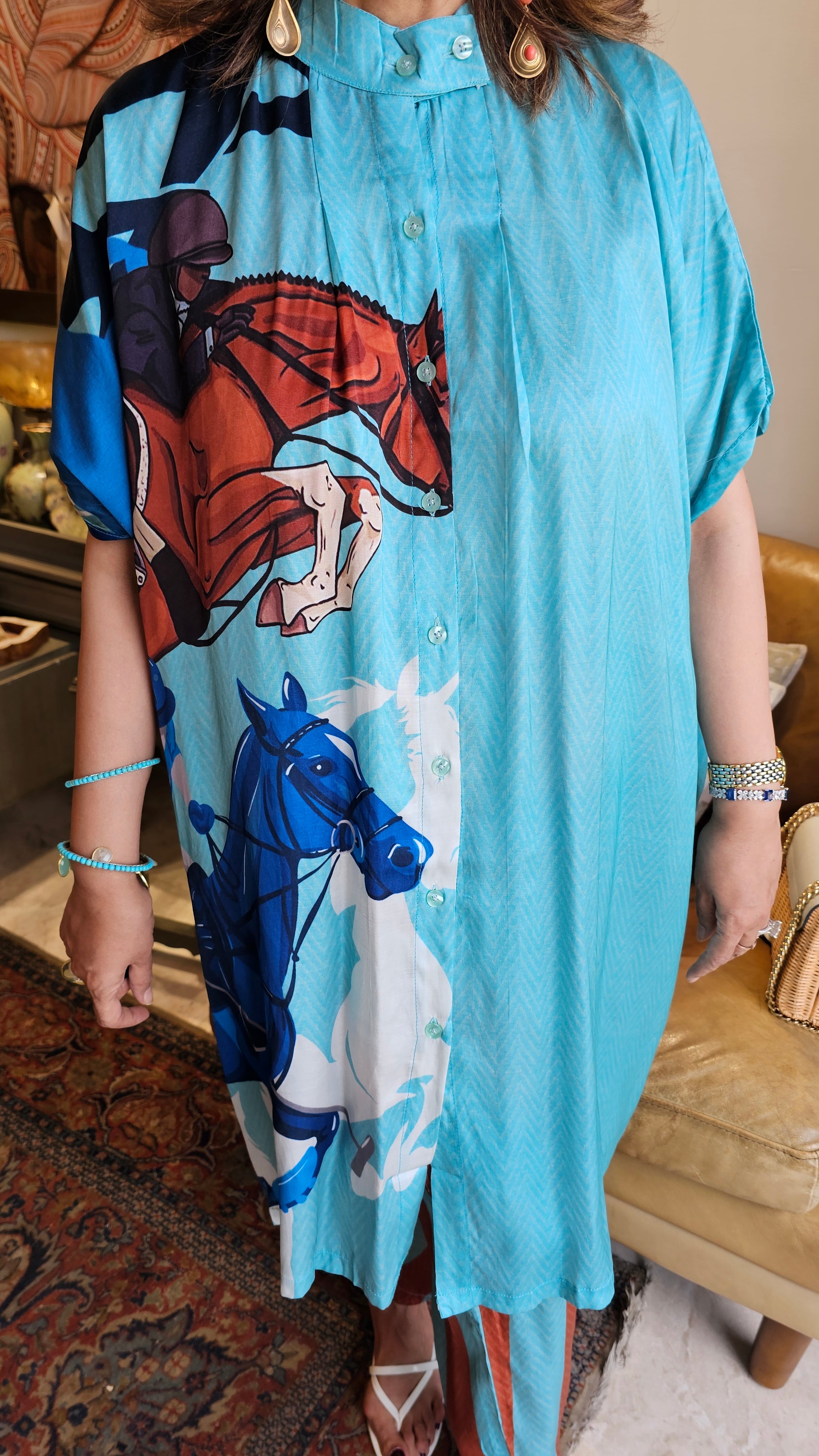 Beautiful Modal Satin Digital Printed Coord Set