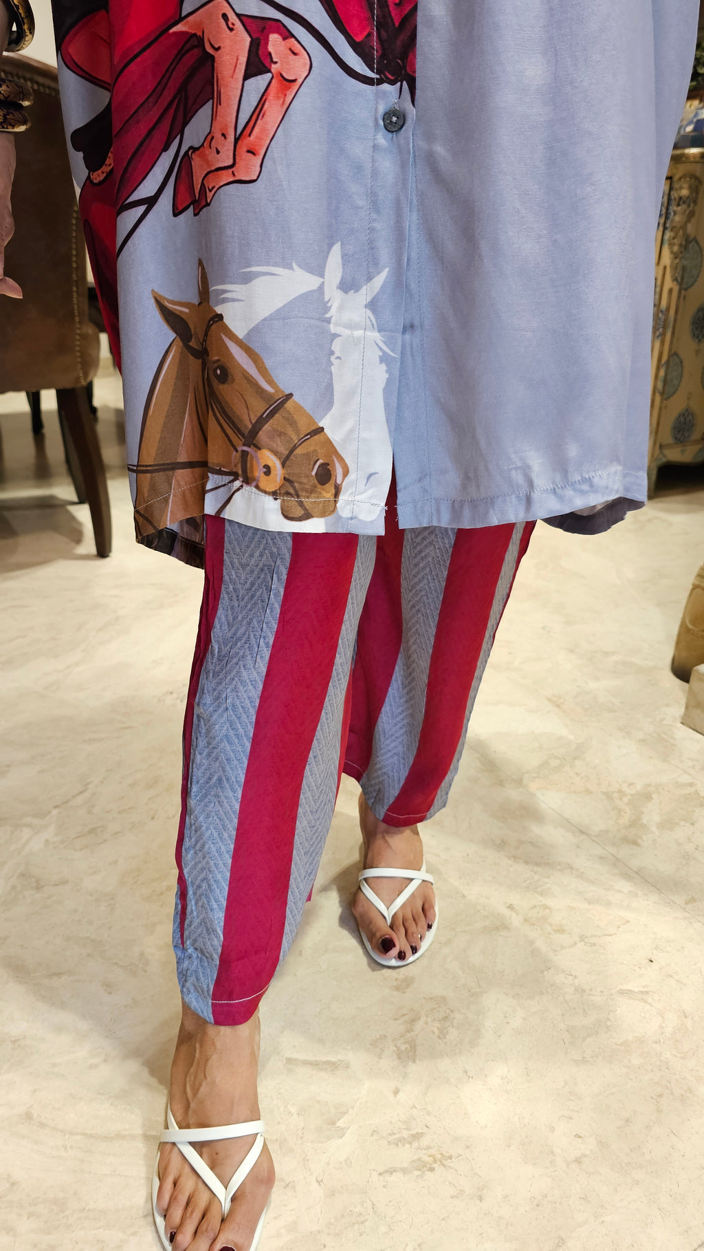 Beautiful Modal Satin Digital Printed Coord Set