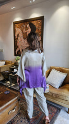 Beautiful Modal Satin Coord set with Ombre Shade