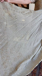 Beautiful Pure Mul Suit with Pitta Zari & Mukaish Work