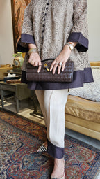 Stunning Dori Cotton Lace Fabric Co-ord with Linen Pants