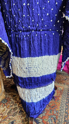 Beautiful Dola Silk Tie & Dye Suit with Zari Work Dupatta