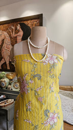 Beautiful Crushed Cotton Suit with Embroidery Work