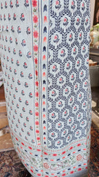 Beautiful Digital Printed Linen Suit with Pearl Embroidery