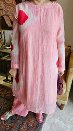 Beautiful Mul Tie & Dye Outfit with Mother of Pearl Work