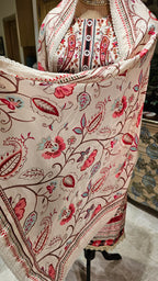 Beautiful Digital Printed Muslin Unstitched Suit With Mirror Work
