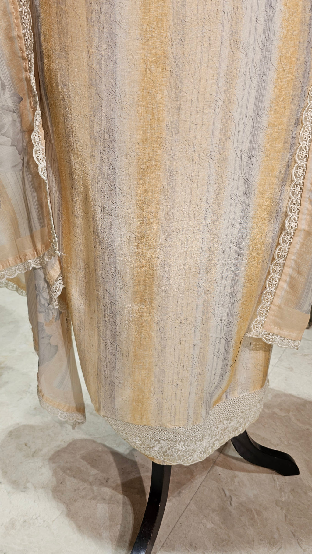 Beautiful Digital Printed Muslin Unstitched Suit With Resham Work