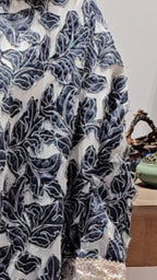 Dark Blue Denim Co-ord Set in Embroidered Denim