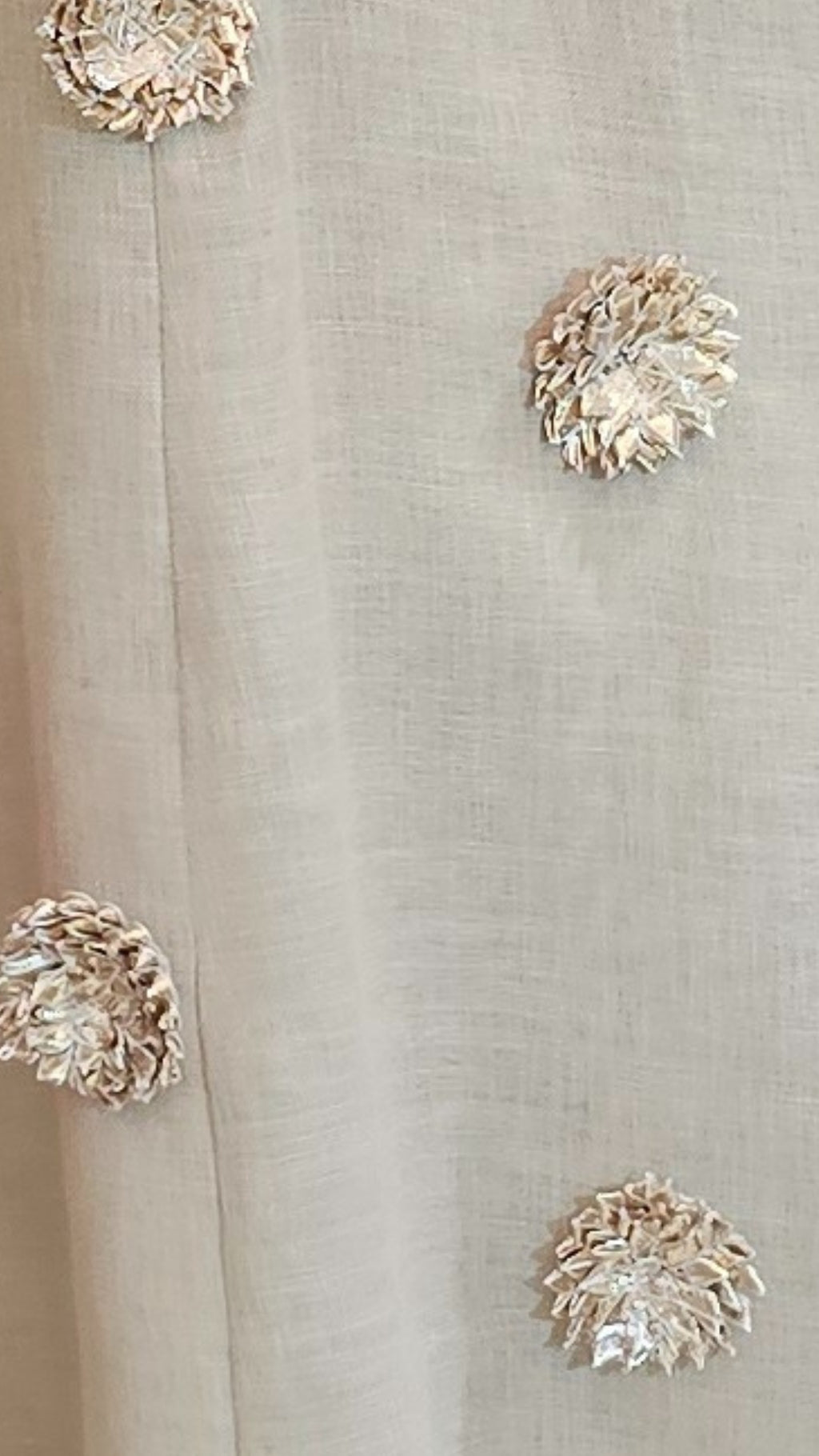 Grey Chendari Silk Co-ord Set With Patch Work