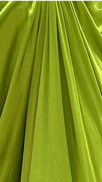 Gorgeous Parrot Green Satin Drape Dress