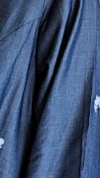 Booti Embroidered Soft Denim Shirt With Plain Soft Denim Pants