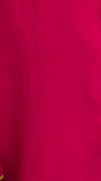 Silk Blend Hand Embroidered Top with Matching Hand Embroidered Skirt