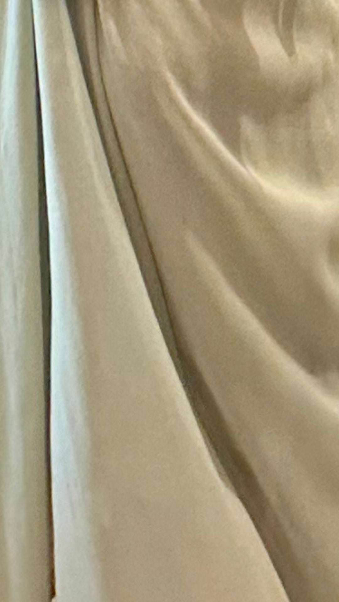 Beautiful Sage Green Georgette Hand Embroidered Top With Drape Skirt